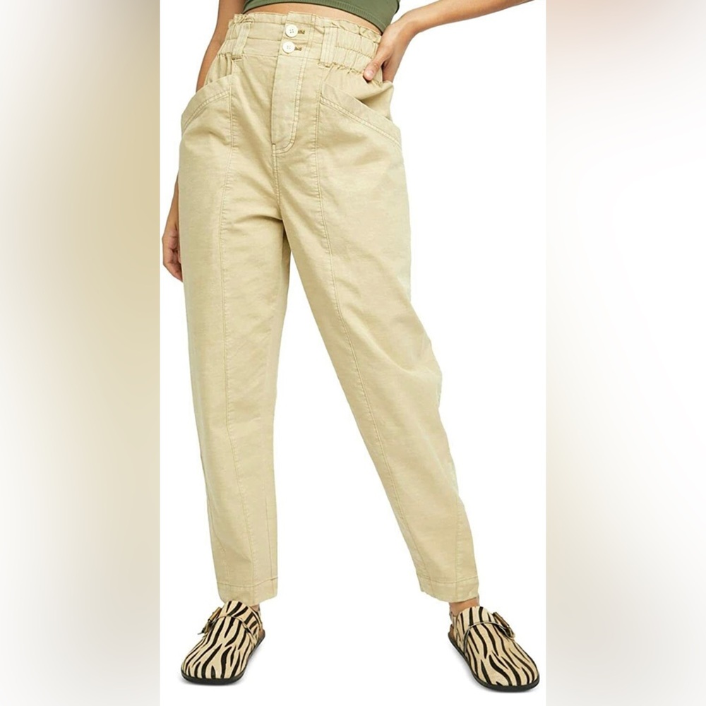 Free People Ready To Run Cinch Waist Pants (NWT)